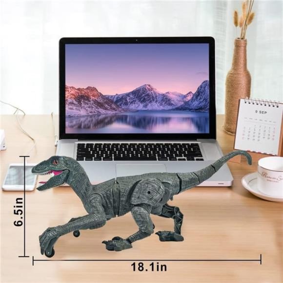 Remote Control Dinosaur Toys for Boys 4-7Dinosaur Robot Toys with Verisimilitude - Picture 3 of 6